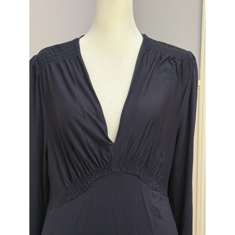 Boden Dress Womens US 12 Navy Blue Long Sleeve Jersey Dress EUC - Picture 4 of 8
